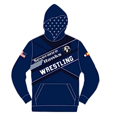 Team warm up set blue (Hoodie and Fight Shorts)